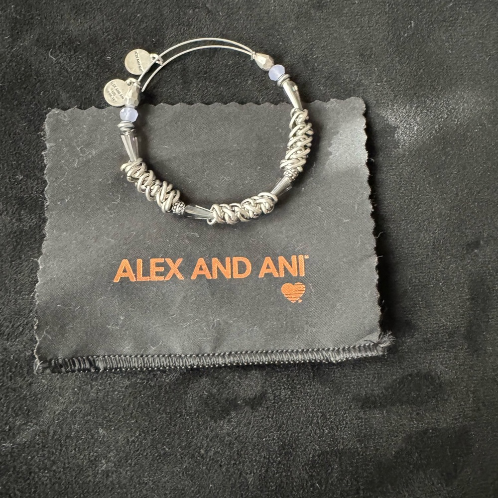Alex and Ani Silver Bracelet - Picture 2 of 3
